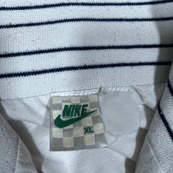 Vintage 80s Nike Tennis Jacket XL Checkerboard Tag Windbreaker Crest Logo - Picture 5 of 14
